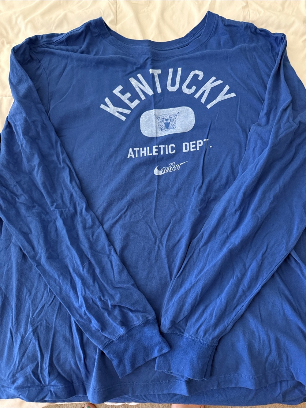 Nike Kentucky Athletic Dept. Long Sleeve Tee - Royal Blue
